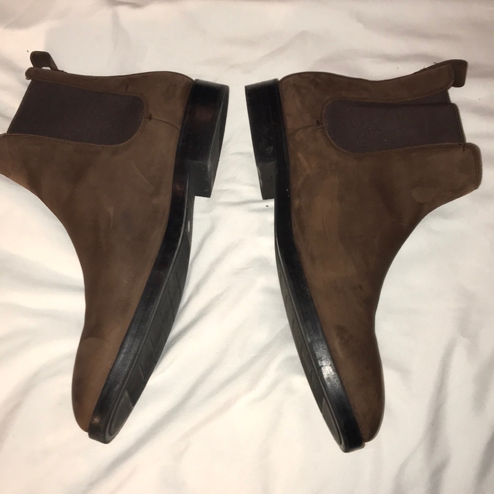 Cole Haan Boots Suede Brown Dress Waterproof 11.5